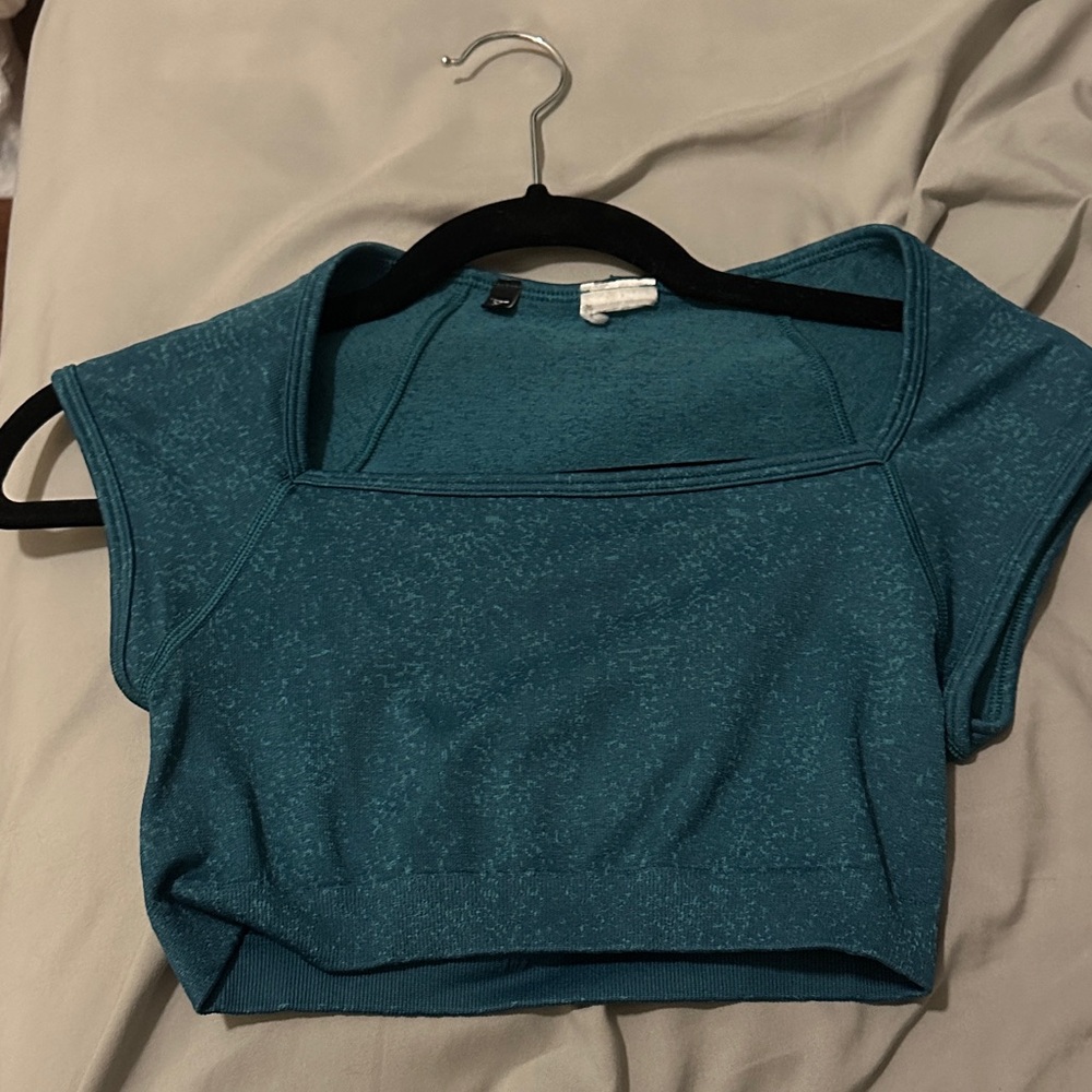 Gymshark Teal Crop Top